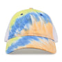 The Game Mens Tie-Dye Snapback Trucker Hat - Sunrise - NEW