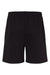 Badger 1207 Mens Athletic Fleece Shorts w/ Pockets Black Flat Back