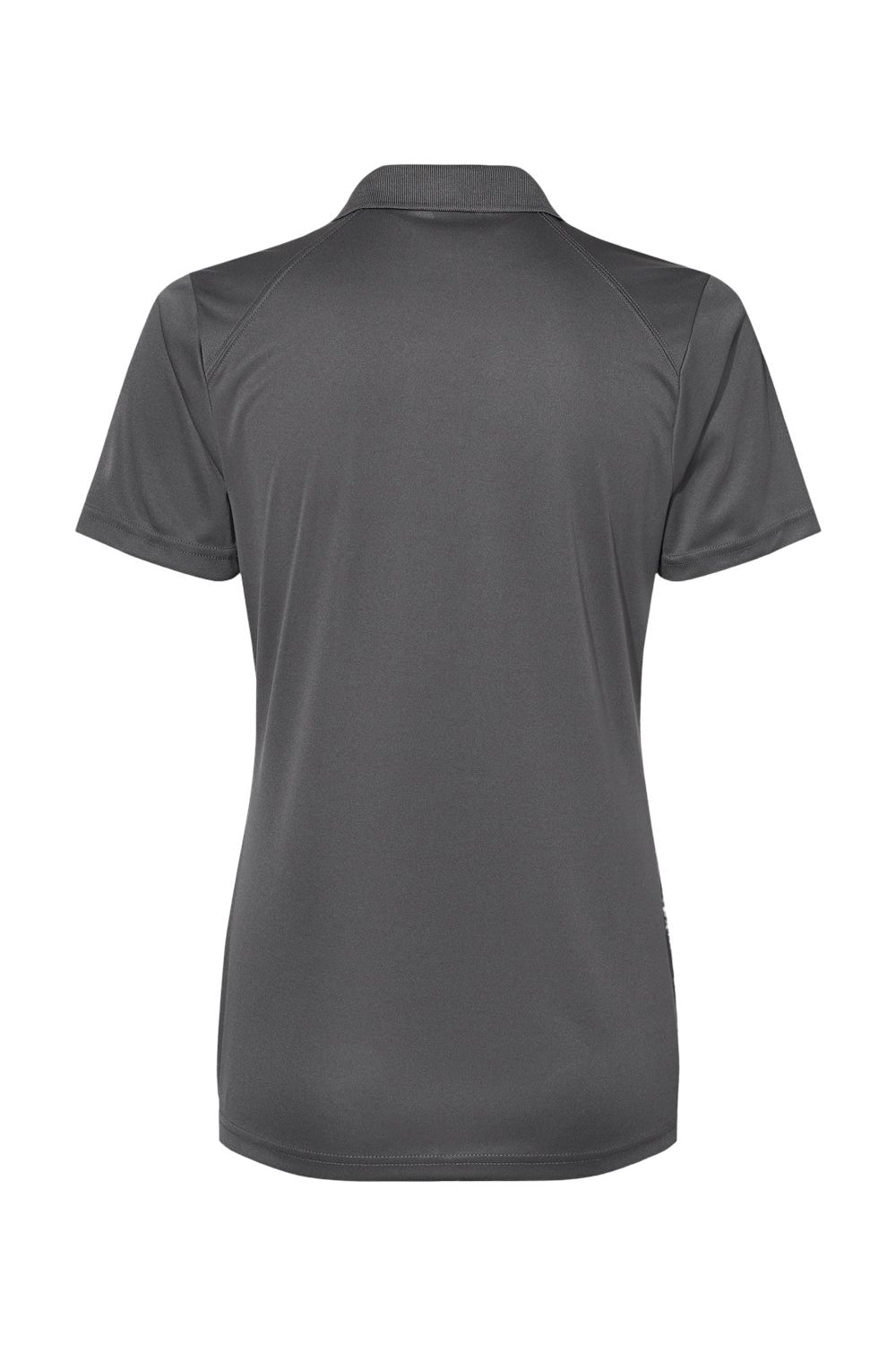 C2 Sport 5902 Womens Moisture Wicking Short Sleeve Polo Shirt Graphite Grey Flat Back