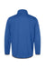 Badger 7721 Mens Blitz Full Zip Jacket Royal Blue/Graphite Grey Flat Back