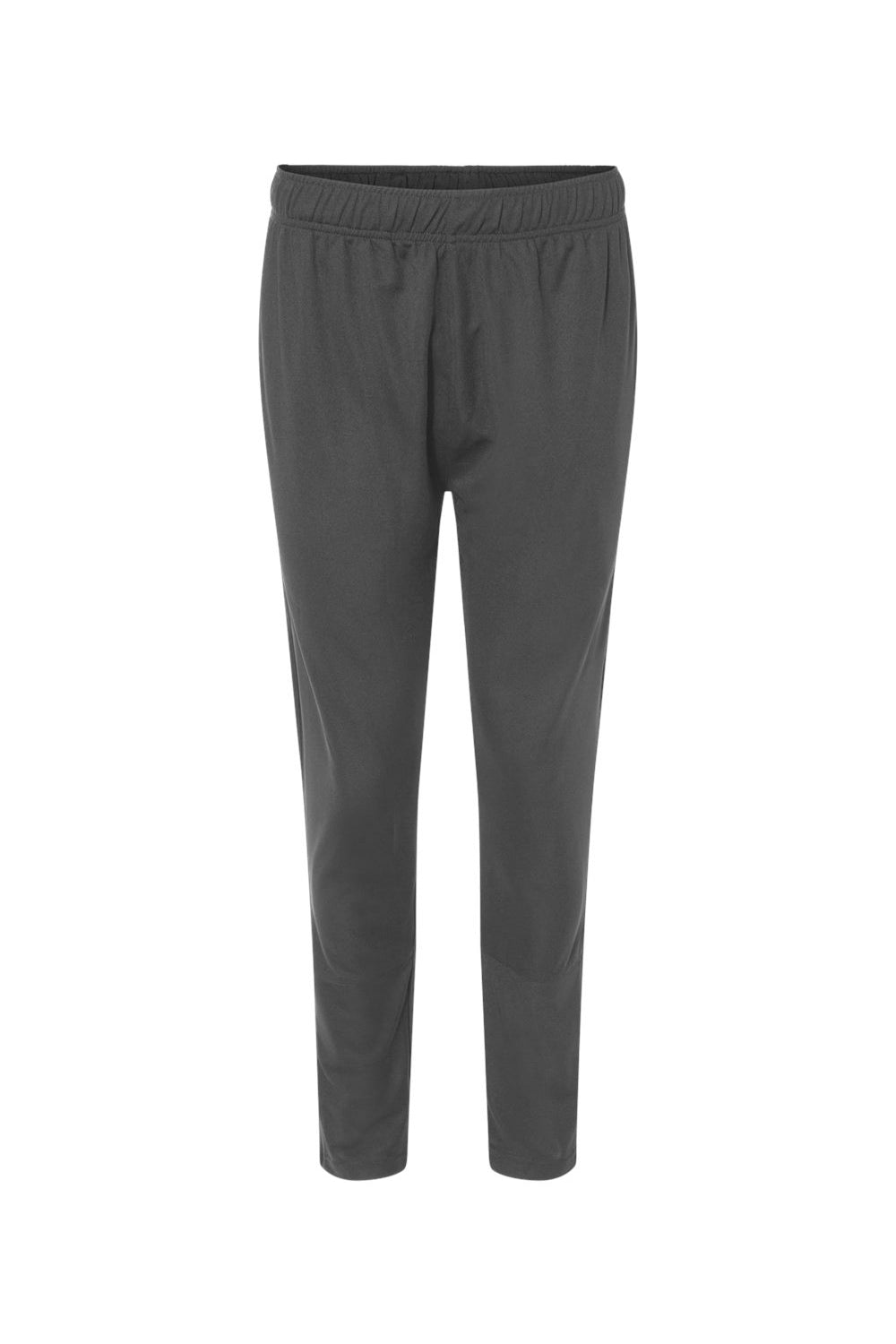 Badger 7724 Mens Athletic Pants w/ Pockets Graphite Grey Flat Front