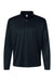 C2 Sport 5102 Mens Moisture Wicking 1/4 Zip Sweatshirt Black Flat Front