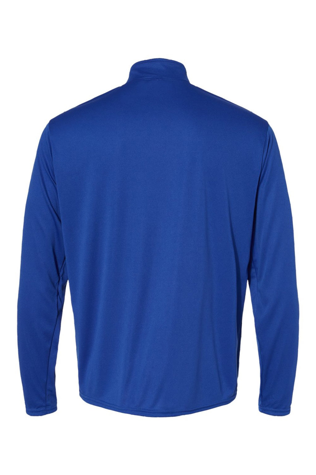 C2 Sport 5102 Mens Moisture Wicking 1/4 Zip Sweatshirt Royal Blue Flat Back