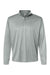 C2 Sport 5102 Mens Moisture Wicking 1/4 Zip Sweatshirt Silver Grey Flat Front