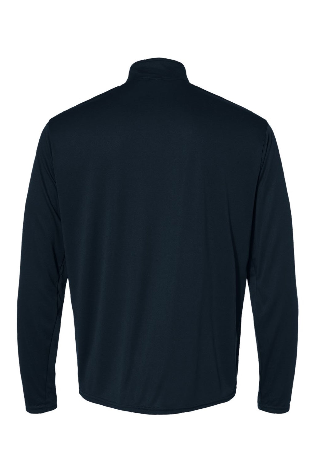 C2 Sport 5102 Mens Moisture Wicking 1/4 Zip Sweatshirt Navy Blue Flat Back