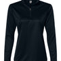 C2 Sport Womens Moisture Wicking 1/4 Zip Sweatshirt - Black - NEW