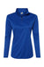 C2 Sport 5602 Womens Moisture Wicking 1/4 Zip Pullover Royal Blue Flat Front