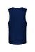 C2 Sport 5729 Mens Reversible Mesh Tank Top Navy Blue/White Flat Back
