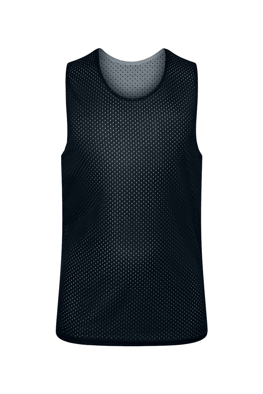 C2 Sport 5228 Youth Reversible Mesh Tank Top Black/White Flat Front