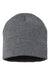 Sportsman Hats SP08 Unisex Beanie Heather Dark Grey Flat Front