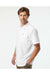 Columbia 157705 Mens Slack Tide Short Sleeve Button Down Camp Shirt White Model Side