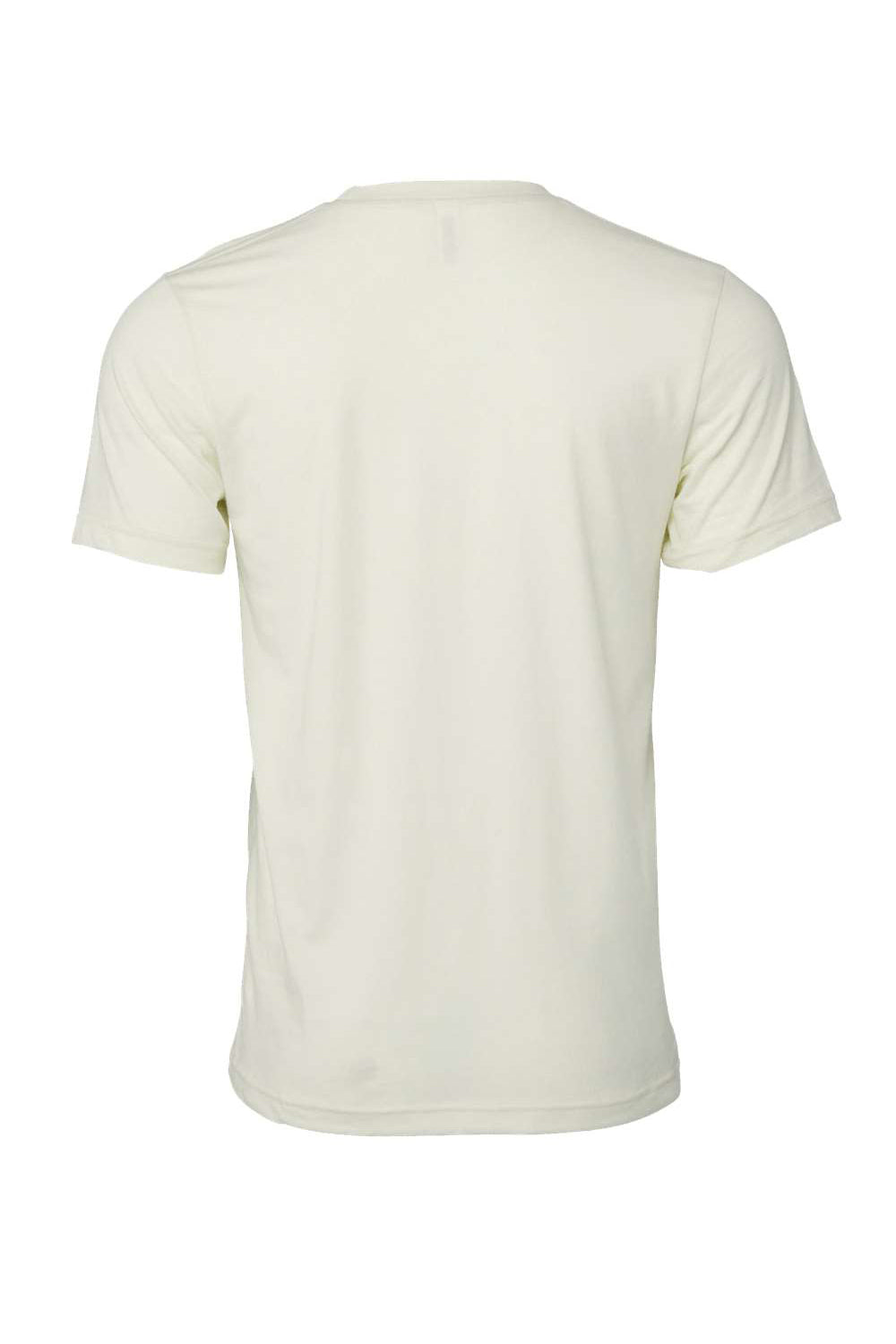 Bella + Canvas BC3001/3001C Mens Jersey Short Sleeve Crewneck T-Shirt Citron Flat Back