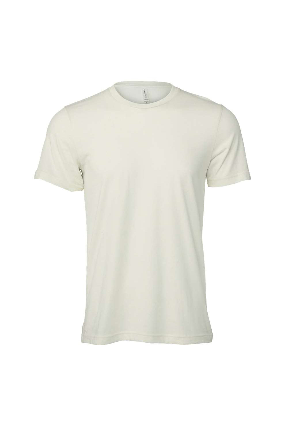 Bella + Canvas BC3001/3001C Mens Jersey Short Sleeve Crewneck T-Shirt Citron Flat Front