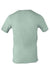 Bella + Canvas BC3001/3001 Mens Jersey Short Sleeve Crewneck T-Shirt Dusty Blue Flat Back