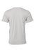 Bella + Canvas BC3001/3001 Mens Jersey Short Sleeve Crewneck T-Shirt Solid Athletic Grey Flat Back