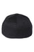 Flexfit Hats 6277Y Youth Stretch Fit Hat Black Flat Back