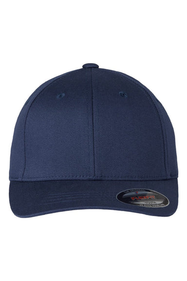 Flexfit Hats 6277Y Youth Stretch Fit Hat Navy Blue Flat Front