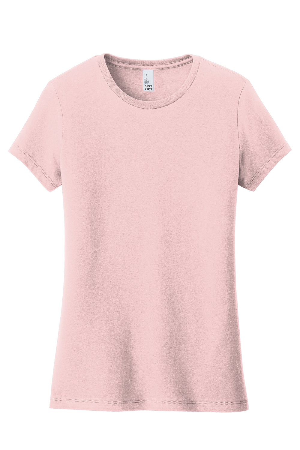 District DT6002 Womens Very Important Short Sleeve Crewneck T-Shirt Dusty Lavender Flat Front