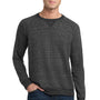 Jerzees Mens Vintage Snow French Terry Crewneck Sweatshirt - Heather Black