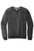 Jerzees 91M/91MR Mens Vintage Snow French Terry Crewneck Sweatshirt Heather Black Flat Front