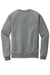 Jerzees 91M/91MR Mens Vintage Snow French Terry Crewneck Sweatshirt Heather Charcoal Grey Flat Back