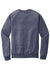 Jerzees 91M/91MR Mens Vintage Snow French Terry Crewneck Sweatshirt Heather Navy Blue Flat Back