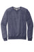 Jerzees 91M/91MR Mens Vintage Snow French Terry Crewneck Sweatshirt Heather Navy Blue Flat Front