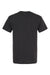 M&O 4800 Mens Gold Soft Touch Short Sleeve Crewneck T-Shirt Black Flat Back
