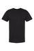 M&O 4800 Mens Gold Soft Touch Short Sleeve Crewneck T-Shirt Black Flat Front