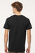 M&O 4800 Mens Gold Soft Touch Short Sleeve Crewneck T-Shirt Black Model Back