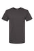 M&O 4800 Mens Gold Soft Touch Short Sleeve Crewneck T-Shirt Charcoal Grey Flat Front