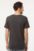 M&O 4800 Mens Gold Soft Touch Short Sleeve Crewneck T-Shirt Charcoal Grey Model Back
