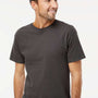 M&O Mens Gold Soft Touch Short Sleeve Crewneck T-Shirt - Charcoal Grey
