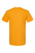 M&O 4800 Mens Gold Soft Touch Short Sleeve Crewneck T-Shirt Gold Flat Back