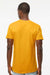 M&O 4800 Mens Gold Soft Touch Short Sleeve Crewneck T-Shirt Gold Model Back