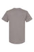M&O 4800 Mens Gold Soft Touch Short Sleeve Crewneck T-Shirt Gravel Grey Flat Back