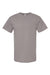 M&O 4800 Mens Gold Soft Touch Short Sleeve Crewneck T-Shirt Gravel Grey Flat Front