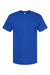 M&O 4800 Mens Gold Soft Touch Short Sleeve Crewneck T-Shirt Royal Blue Flat Front