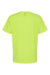 M&O 4800 Mens Gold Soft Touch Short Sleeve Crewneck T-Shirt Safety Green Flat Back