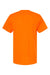 M&O 4800 Mens Gold Soft Touch Short Sleeve Crewneck T-Shirt Safety Orange Flat Back