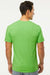 M&O 4800 Mens Gold Soft Touch Short Sleeve Crewneck T-Shirt Vivid Lime Green Model Back