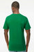M&O 4800 Mens Gold Soft Touch Short Sleeve Crewneck T-Shirt Fine Kelly Green Model Back
