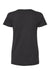 M&O 4810 Womens Gold Soft Touch Short Sleeve Crewneck T-Shirt Black Flat Back