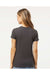 M&O 4810 Womens Gold Soft Touch Short Sleeve Crewneck T-Shirt Charcoal Grey Model Back