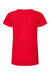 M&O 4810 Womens Gold Soft Touch Short Sleeve Crewneck T-Shirt Deep Red Flat Back