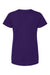 M&O 4810 Womens Gold Soft Touch Short Sleeve Crewneck T-Shirt Purple Flat Back