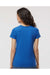 M&O 4810 Womens Gold Soft Touch Short Sleeve Crewneck T-Shirt Royal Blue Model Back