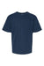 M&O 4850 Youth Gold Soft Touch Short Sleeve Crewneck T-Shirt Deep Navy Blue Flat Front