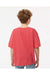 M&O 4850 Youth Gold Soft Touch Short Sleeve Crewneck T-Shirt Heather Red Model Back