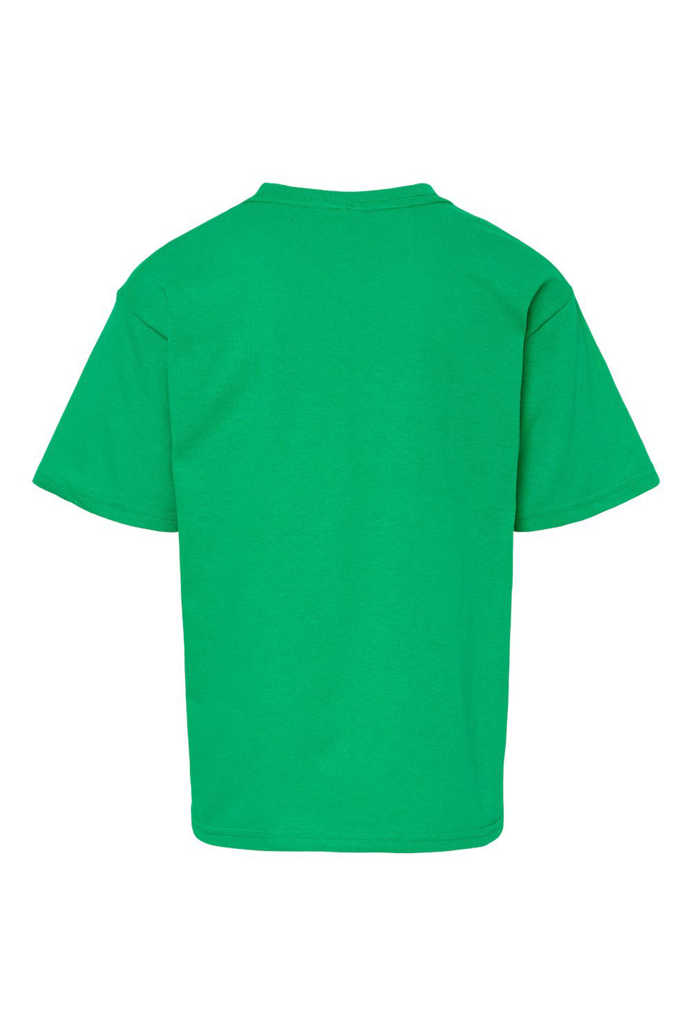 M&O 4850 Youth Gold Soft Touch Short Sleeve Crewneck T-Shirt Irish Green Flat Back